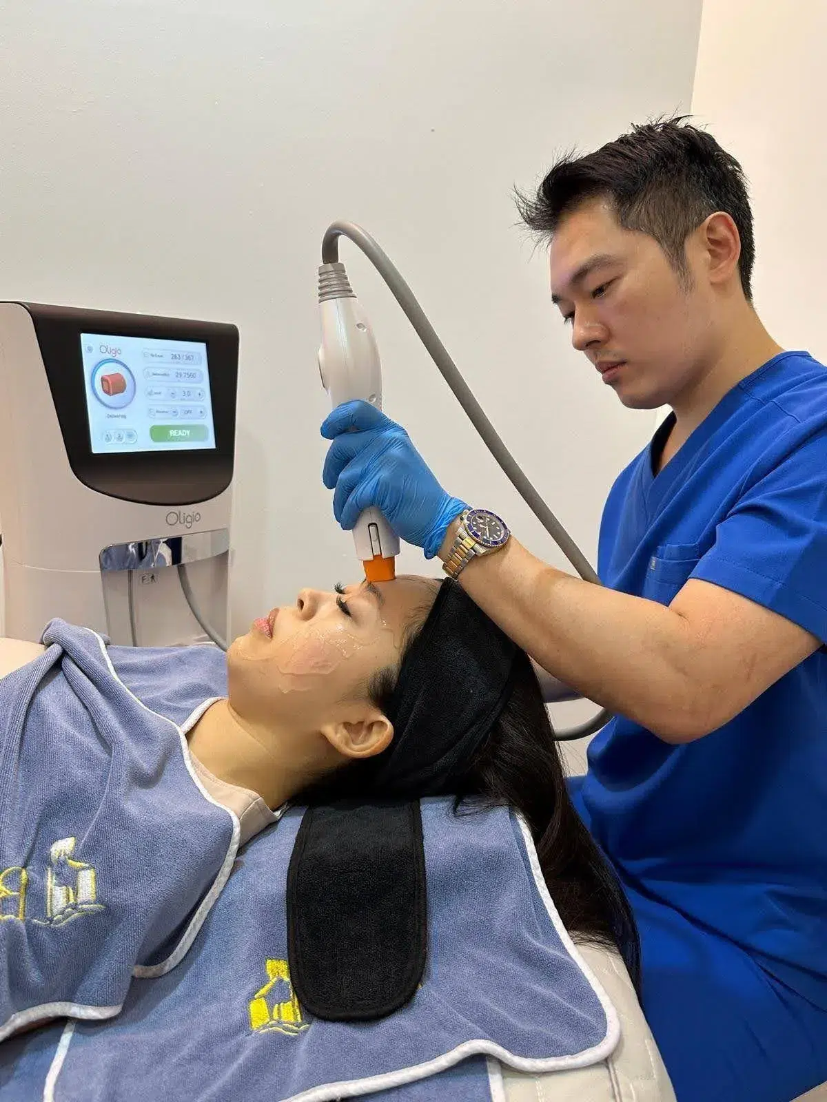 Onda Pro can be combined with other face lifting treatments such as Ultherapy Prime, Oligio RF and Oligio X